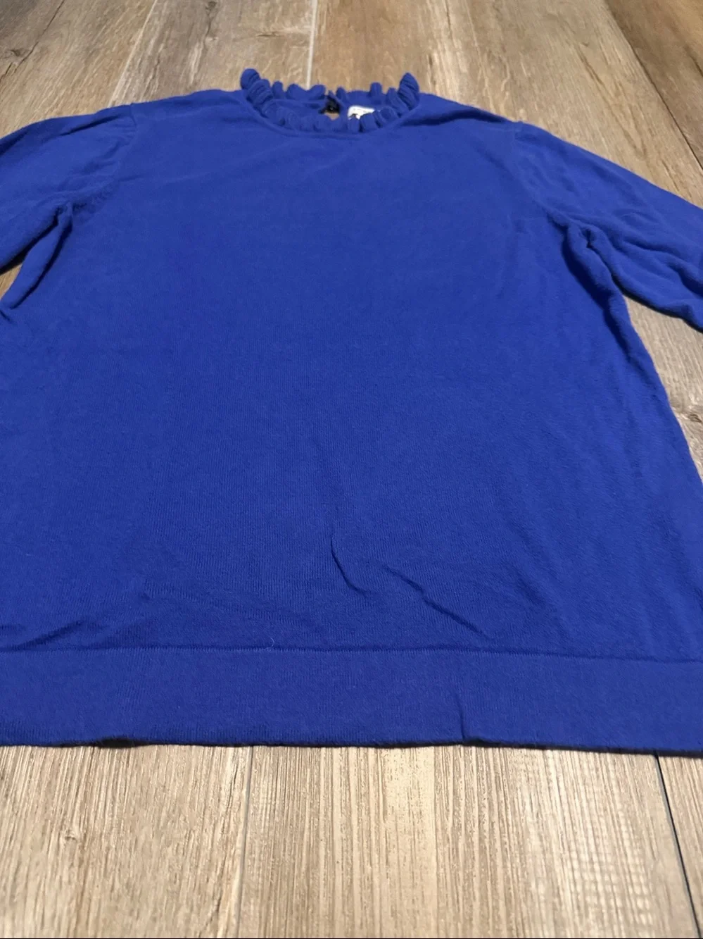 J. Crew Women’s Ruffle Neck Crewneck Sweater